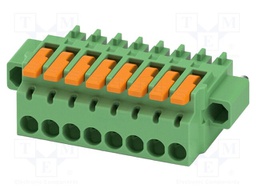 PCB connector, nominal cross section: 1.5 mm2, color: green,