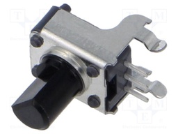 Potentiometer: shaft; single turn,horizontal; 10kΩ; ±20%; 6mm