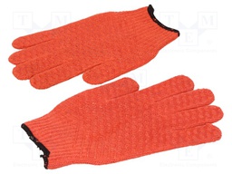 Protective gloves; Size: L; non-slip; synthetic fiber