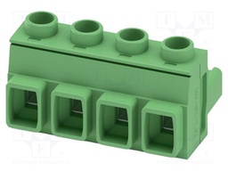 PCB connector, nominal cross section: 2.5 mm?, color: green,