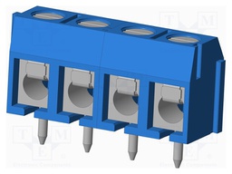 Connector: PCB terminal block; terminal; Plating: tinned; on PCBs
