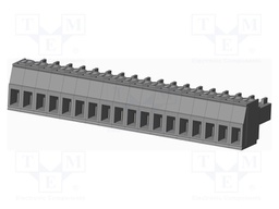Connector: pluggable terminal block; plug; female; straight; grey