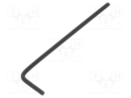 Key; hexagon keys; HEX 1,2mm; Overall len: 45mm