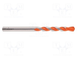 Drill bit; for concrete; Ø: 10mm; L: 120mm; Working part len: 80mm