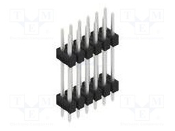 Connector: pin strips; pin header; male; PIN: 12; 2.54mm; THT; 2x6