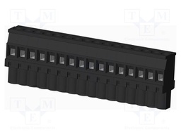 Connector: pluggable terminal block; plug; female; angled 90°