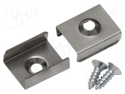 Flexible mounting plate Z; natural; stainless steel