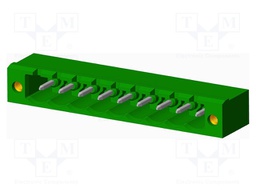 Connector: pluggable terminal block; socket; male; angled 90°