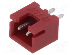 Socket; wire-board; male; XH; 2.5mm; PIN: 2; THT; 250V; 3A; -25÷85°C