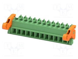 PCB connector, nominal cross section: 1.5 mm2, color: green,