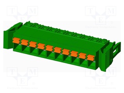 Connector: pluggable terminal block; plug; female; straight; 12A