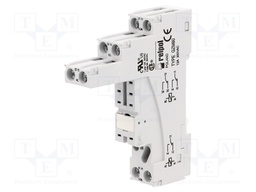 Socket; PIN: 8; 12A; 300VAC; Mounting: DIN,on panel; -40÷70°C