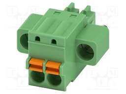 PCB connector, nominal cross section: 1.5 mm?, color: green,