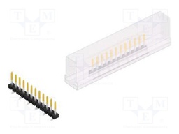 Connector: pin strips; pin header; male; PIN: 12; 2.54mm; SMT; 1x12