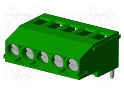Connector: PCB terminal block; terminal; Plating: tinned; on PCBs