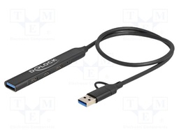 Hub USB; USB A socket,USB A plug,USB C socket x4,USB C plug