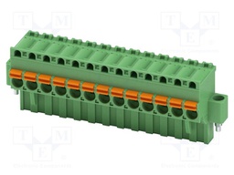 PCB connector, nominal cross section: 2.5 mm?, color: green,