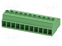 PCB connector, nominal cross section: 6 mm?, color: green, n
