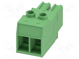 PCB connector, nominal cross section: 16 mm2, color: green,