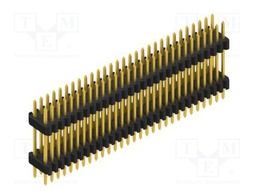 Connector: pin strips; pin header; male; PIN: 58; 1.27mm; THT; 2x29