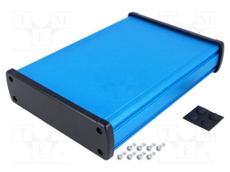 Enclosure: multipurpose; X: 146.6mm; Y: 209mm; Z: 41.6mm; aluminium
