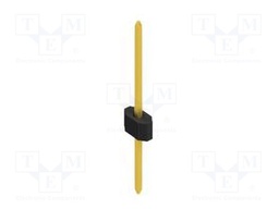 Connector: pin strips; pin header; male; PIN: 1; 1.27mm; THT; 1x1