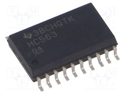 IC: digital; D-latch transparent; Ch: 8; 2÷6VDC; SMD; SO20-W; HC