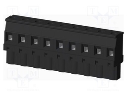 Connector: pluggable terminal block; plug; female; angled 90°