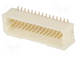 Socket; wire-board; male; 1mm; PIN: 30; SMT; 50V; 1A; tinned; 20mΩ