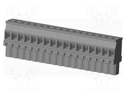 Connector: pluggable terminal block; plug; female; angled 90°