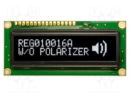 Display: OLED; graphical; 2.4"; 100x16; Dim: 80x36x10mm; white