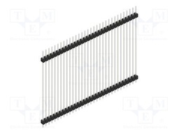 Connector: pin strips; pin header; male; PIN: 32; 2.54mm; THT; 1x32