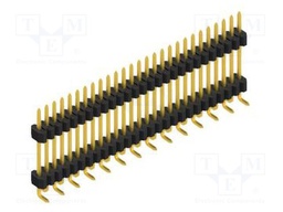 Connector: pin strips; pin header; male; PIN: 27; 1.27mm; SMT; 1x27