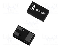Diode: Transil array; 6.5÷9V; 3A; 60W; DFN1006-3; Channels: 2