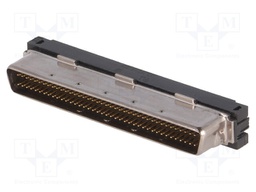 Connector: wire-board; PIN: 80; shielded; for ribbon cable; plug