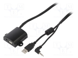 USB/AUX adapter; Jack 3.5mm socket,USB A socket