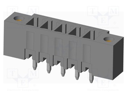 Connector: pluggable terminal block; socket; male; on PCBs