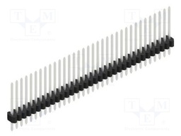 Connector: pin strips; pin header; male; PIN: 34; 1.27mm; THT; 1x34