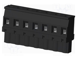 Connector: pluggable terminal block; plug; female; angled 90°