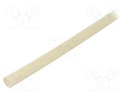 Insulating tube; natural; -20÷155°C; Øint: 14mm; L: 1m