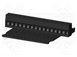 Connector: pluggable terminal block; plug; female; straight; 300V