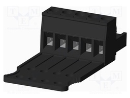 Connector: pluggable terminal block; plug; female; straight; 300V