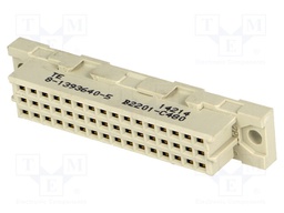 Plug; DIN 41612; type C; female; PIN: 48; a+b+c; THT; straight