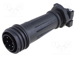 Connector: circular; plug; male; PIN: 7; EXPlora; Contacts: brass