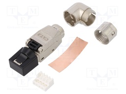 Plug; RJ45; Cat: Cat 8.1; shielded; Layout: 8p8c; 5÷8.5mm; RJ45 plug