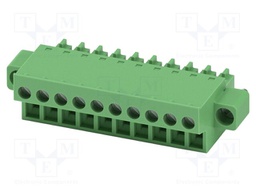 PCB connector, nominal cross section: 1.5 mm?, color: green,