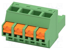 PCB connector, nominal cross section: 2.5 mm2, color: green,