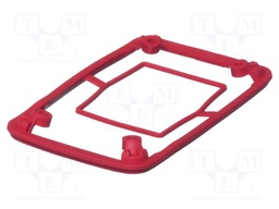 Gasket; elastomer thermoplastic TPE; Series: BoPad; Colour: red