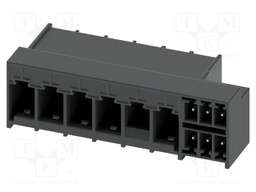 PCB hybrid header, nominal cross section: 6 mm?, color: blac