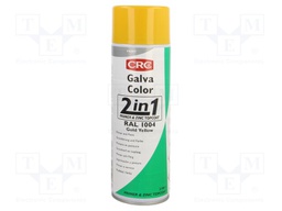 Paint; yellow; RAL: 1004; spray; GALVACOLOR; 500ml; 1.08g/cm3